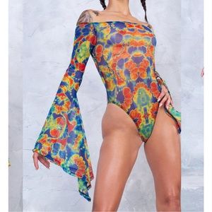 Badinka mesh bodysuit 🧡